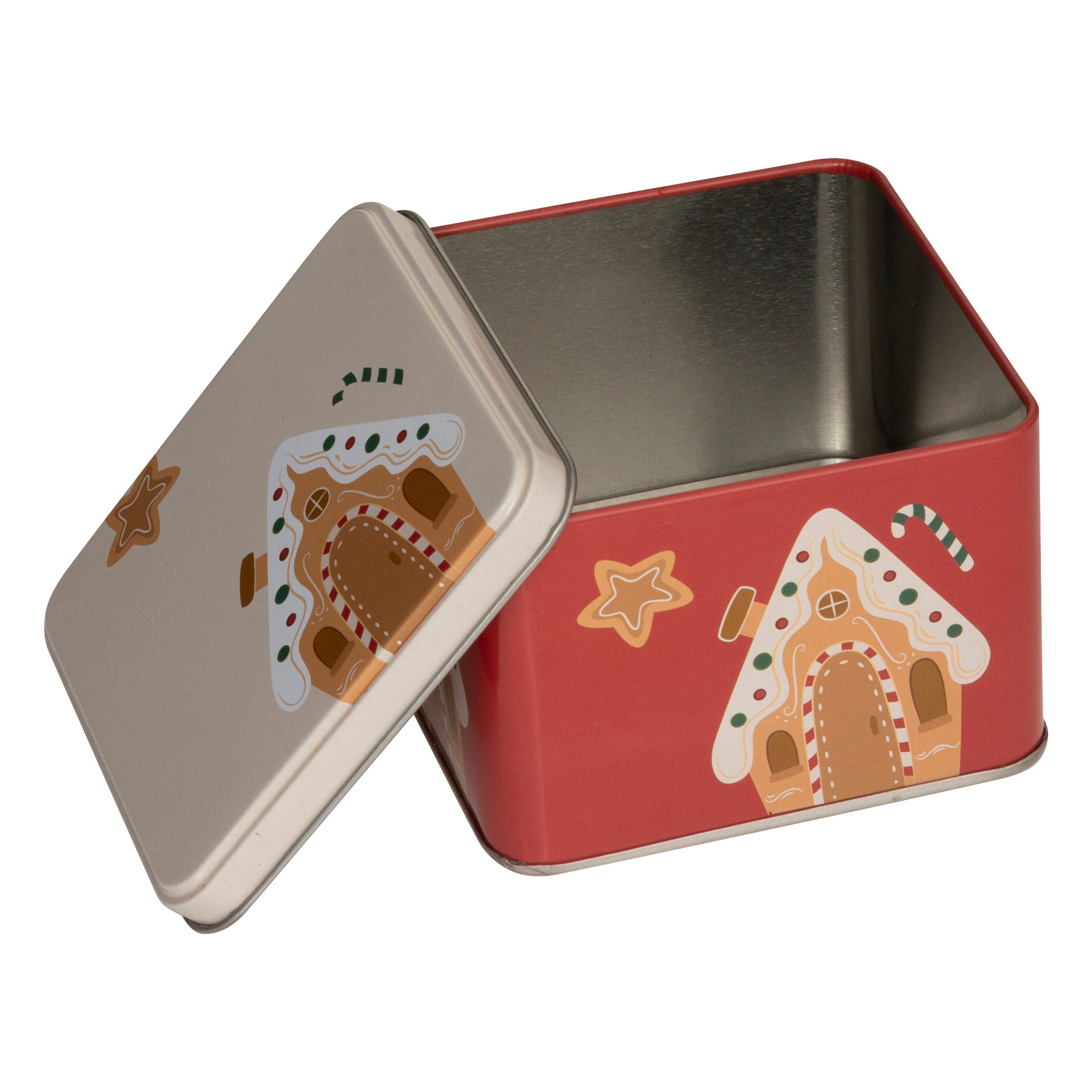 Metalowe pojemniki na ciastka, 3 sztuki