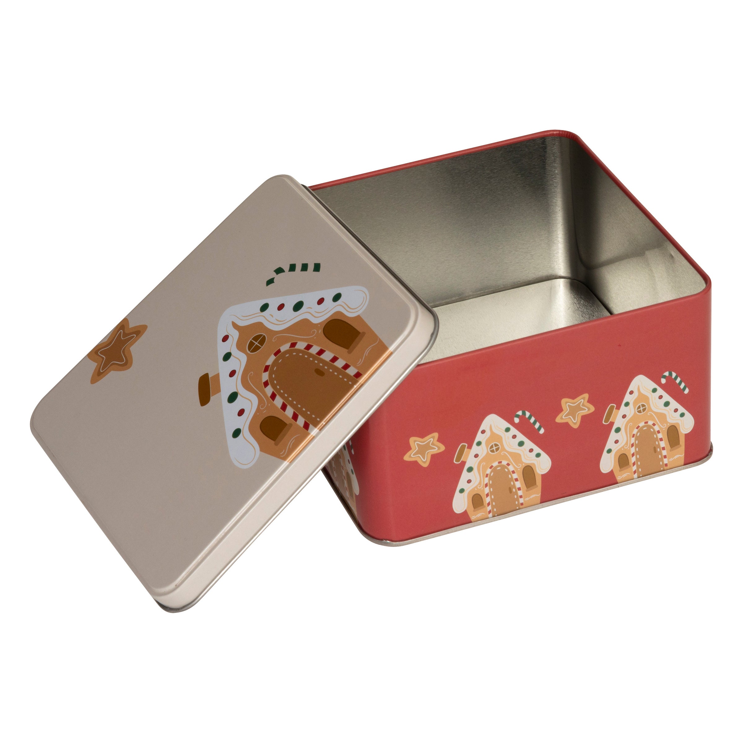 Metalowe pojemniki na ciastka, 3 sztuki