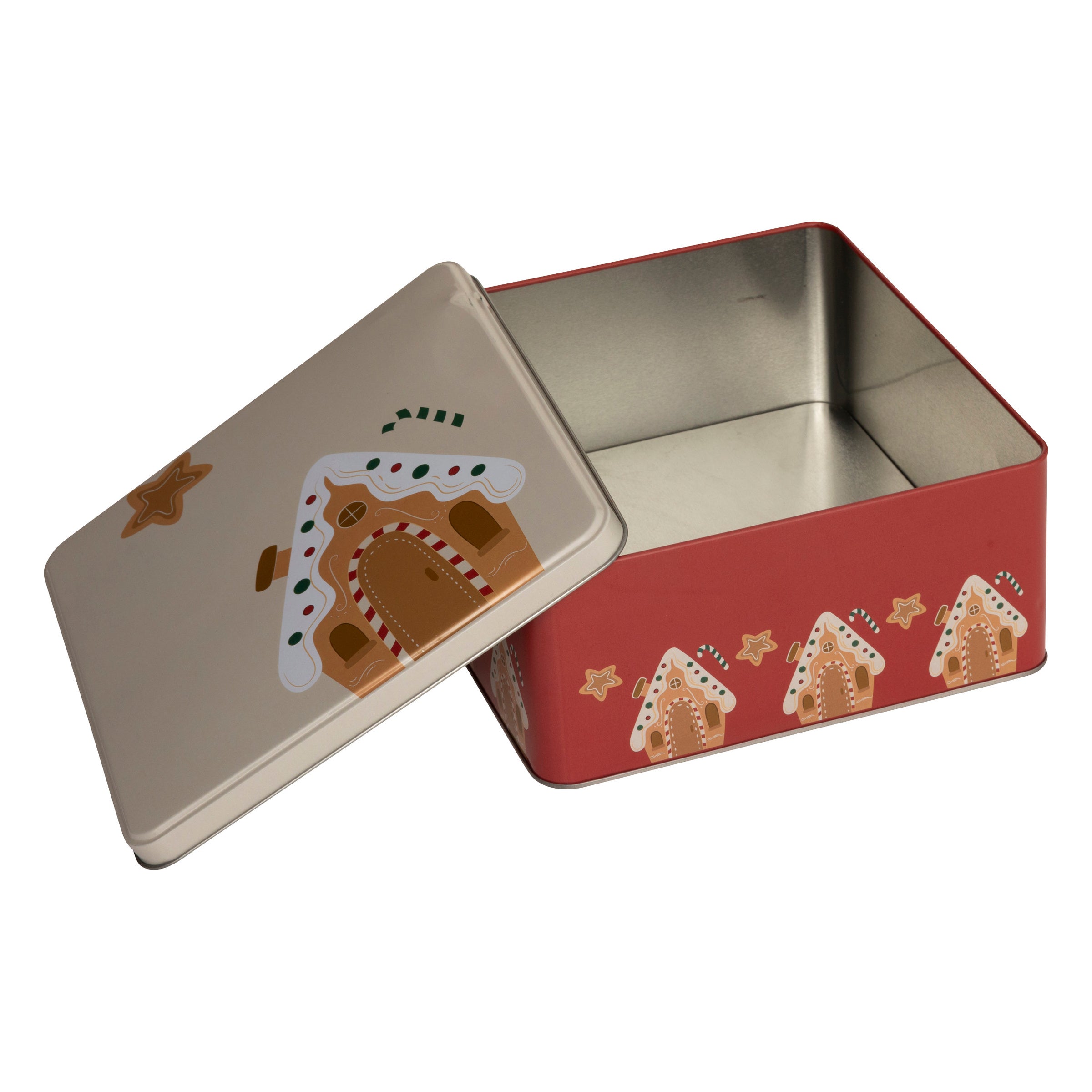 Metalowe pojemniki na ciastka, 3 sztuki