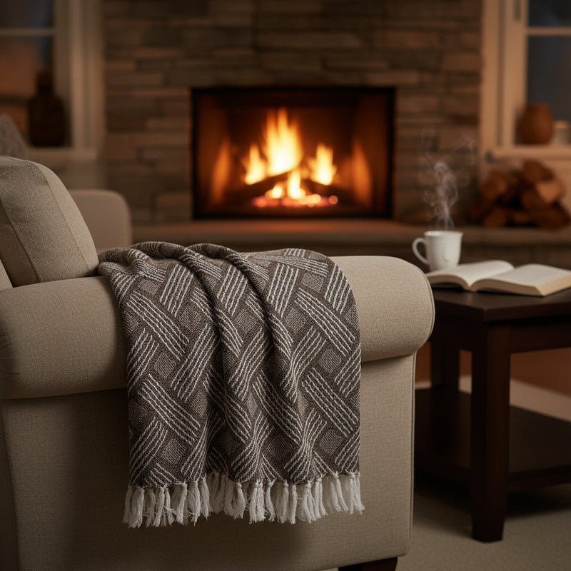 Narzuta bawełniana, 150 x 125 cm