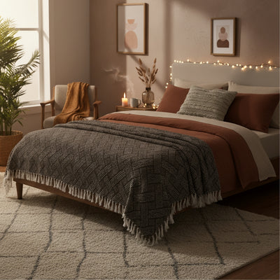 Narzuta bawełniana, 180 x 220 cm