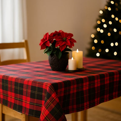 Obrus w szkocką kratę, 130 x 180 cm