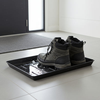 Ociekacz na buty NIU, 3 plastikowe tacki, 35 x 27 x 3 cm