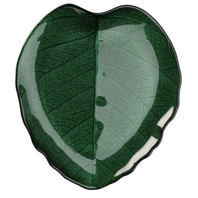 Patera szklana na ciasto LEAF, 28 cm