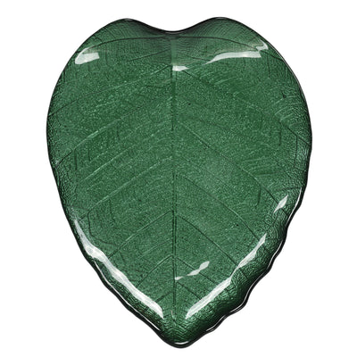 Patera szklana na ciasto LEAF, 28 cm