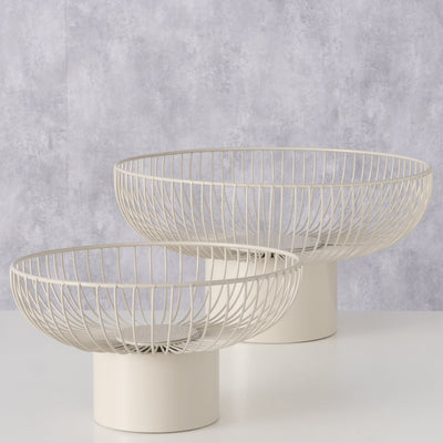 Patery metalowe na owoce CINDY, 2 szt. Ø 30-39 cm