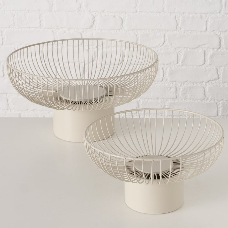 Patery metalowe na owoce CINDY, 2 szt. Ø 30-39 cm