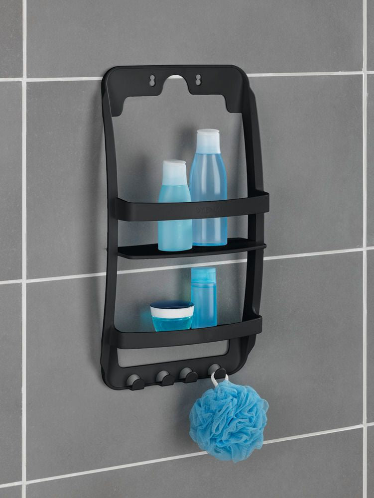 Plastikowa półka łazienkowa UNIVERSAL, montaż bez wiercenia