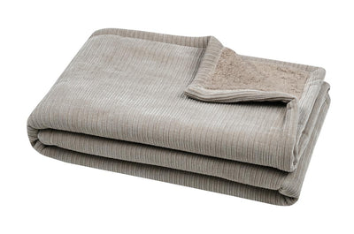 Pluszowy koc z barankiem, CLAYTON, 130 × 160 cm