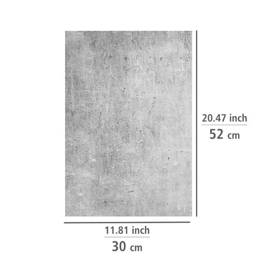 Podkładki kuchenne Beton, 2 szt., szkło, 52 x 30 cm, Allstar
