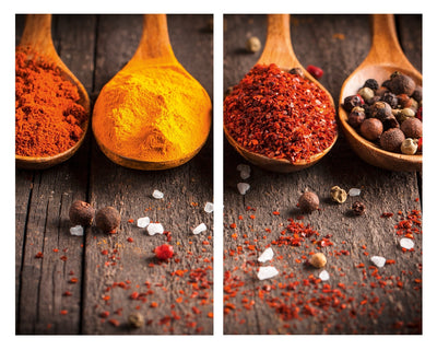 Podkładki kuchenne Przyprawy, 2 szt., szkło, 52 x 30 cm