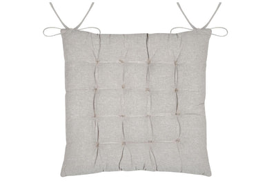 Poduszka bawełniana na krzesło z kwiecistym wzorem 38 x 38 cm