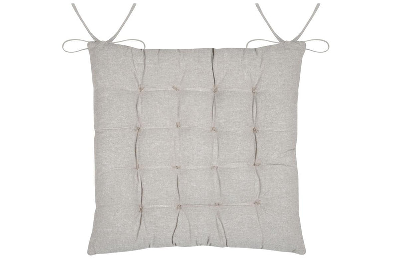 Poduszka bawełniana na krzesło z kwiecistym wzorem 38 x 38 cm