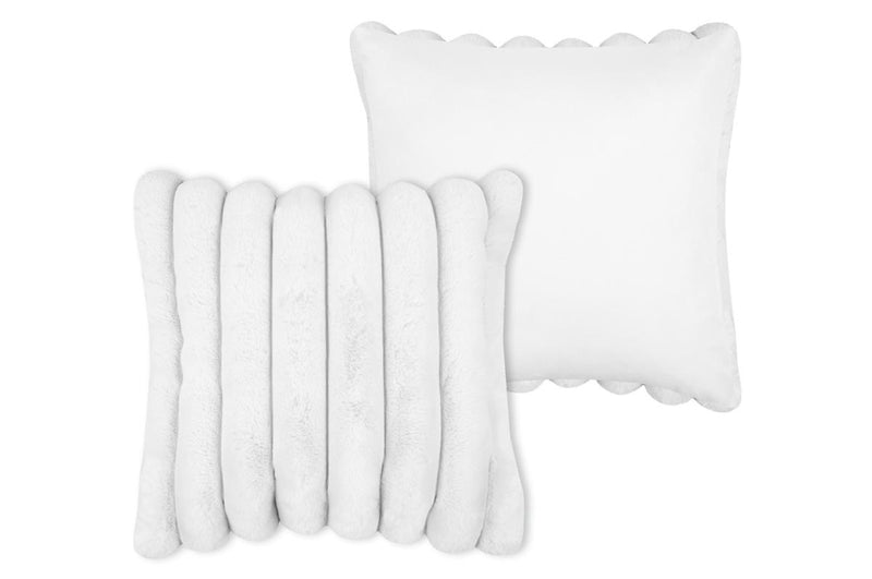 Poduszka dekoracyjna POLARY w grube prążki, 45 x 45 cm