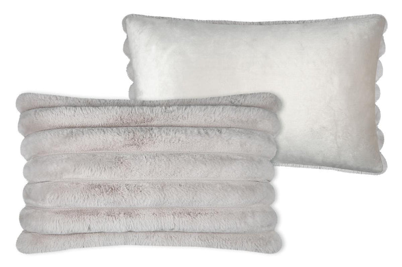 Poduszka dekoracyjna POLARY w grube prążki, 50 x 80 cm