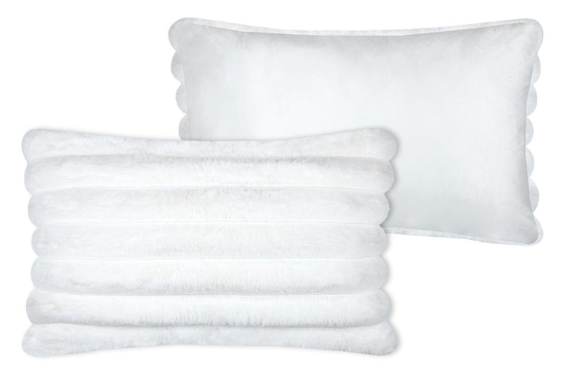 Poduszka dekoracyjna POLARY w grube prążki, 50 x 80 cm