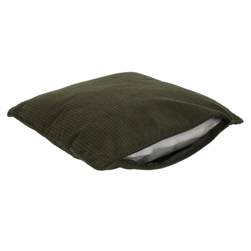 Poduszka dekoracyjna sztruksowa z lamówką, 40 x 40 cm 