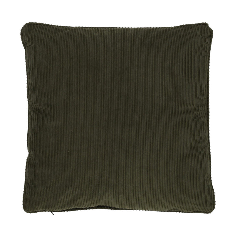 Poduszka dekoracyjna sztruksowa z lamówką, 40 x 40 cm 