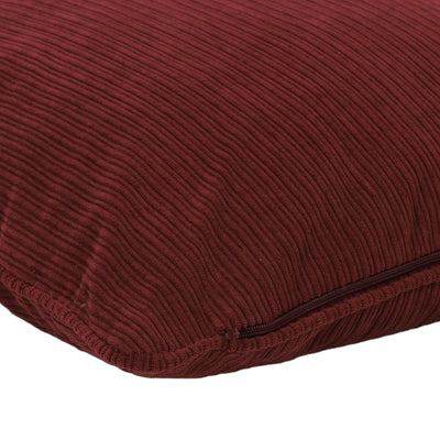 Poduszka dekoracyjna sztruksowa z lamówką, 40 x 40 cm 