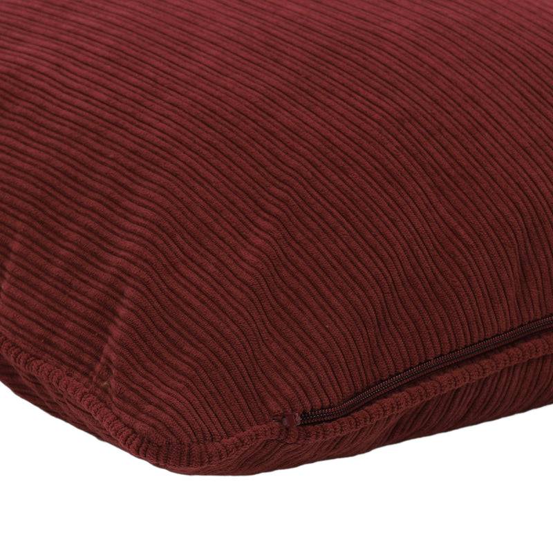 Poduszka dekoracyjna sztruksowa z lamówką, 40 x 40 cm 