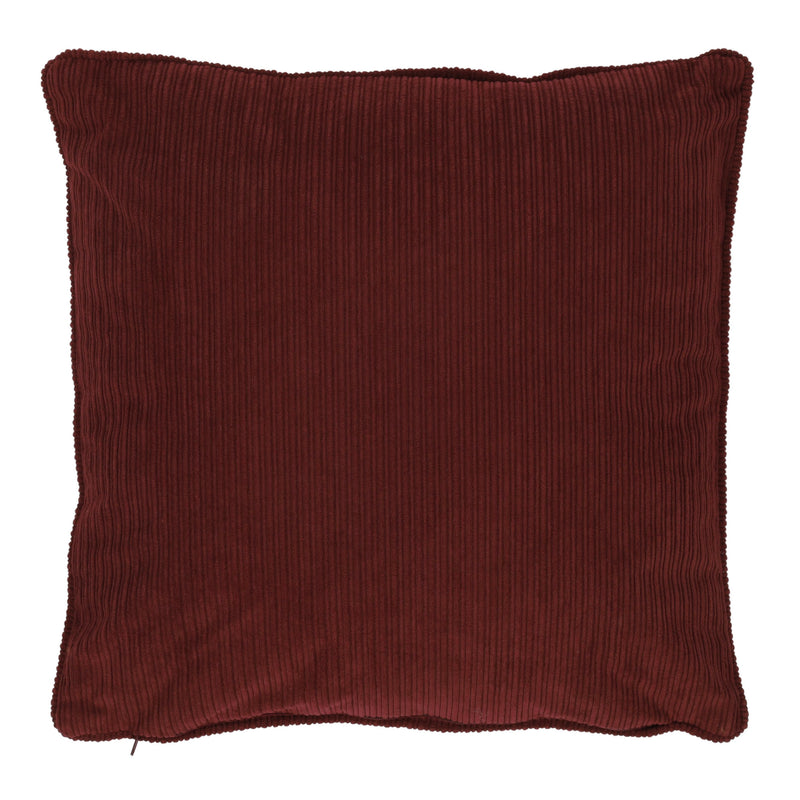 Poduszka dekoracyjna sztruksowa z lamówką, 40 x 40 cm 