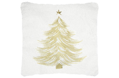 Poduszka świąteczna KLAUS, z choinką, 45 × 45 cm