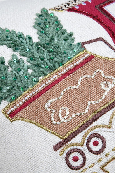 Poduszka świąteczna z nadrukiem, 35 × 55 cm