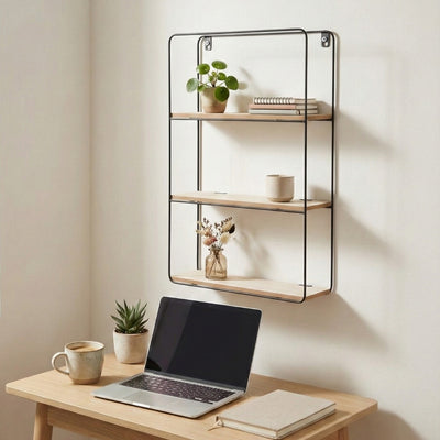 Półka ścienna do pokoju HOME FLOW, 30 x 10 x 50 cm