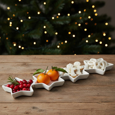 Półmisek do przekąsek w kształcie gwiazdek, 30 x 9 cm