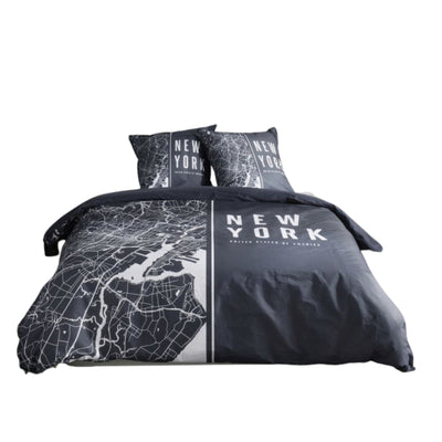 Pościel bawełniana, 220 x 240 cm, 2 poduszki, JAVA