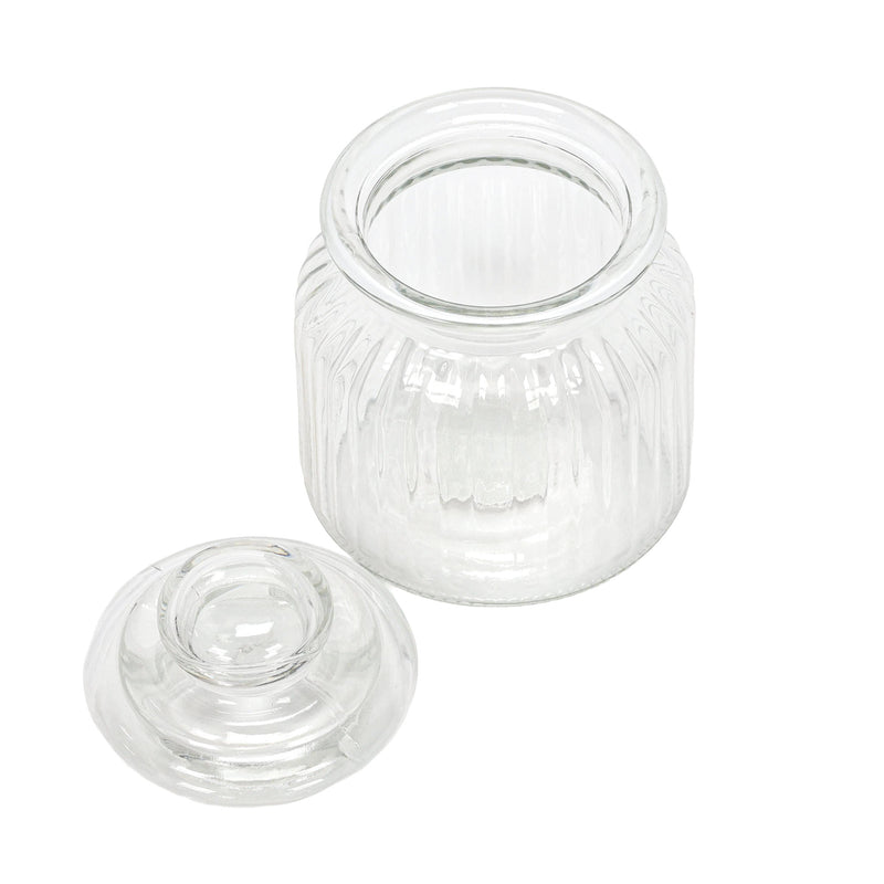 Prążkowany słoik ze szczelną pokrywką, 500 ml