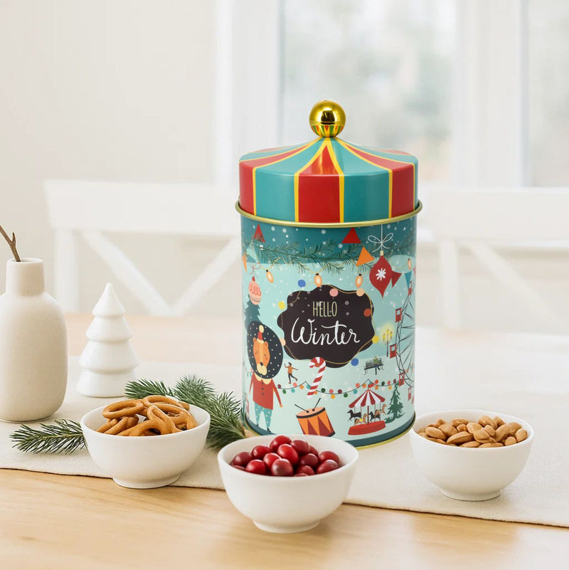 Puszka na ciastka FIABA cyrkowy namiot, 1 L