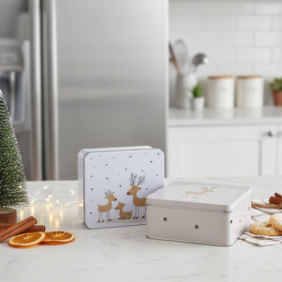 Puszka na ciastka, metal, TIMBA, 2 szt