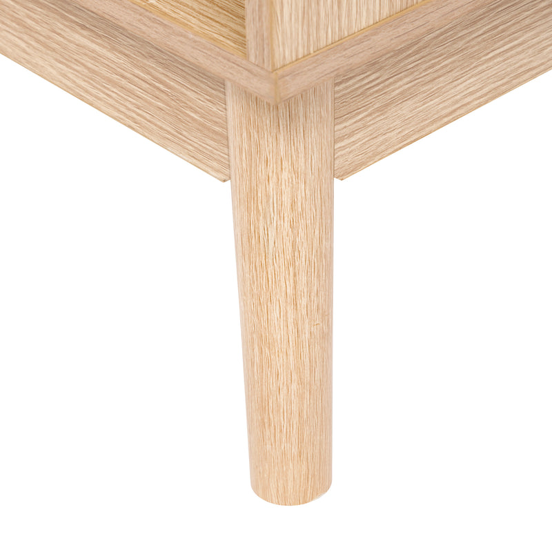 Regał na książki nieregularne półki wnęki ABANA, 80 x 30 x 160 cm