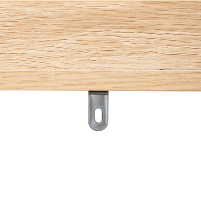 Regał na książki otwarty z 5 półkami ABANA, 76 x 43 x 146 cm