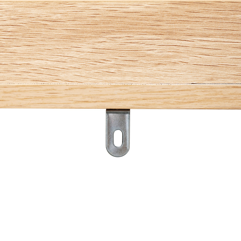 Regał na książki otwarty z 5 półkami ABANA, 76 x 43 x 146 cm