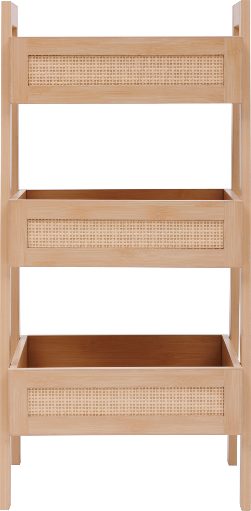 Regał z półkami z plecionką wiedeńską CANE, 40 x 34,2 x 80 cm