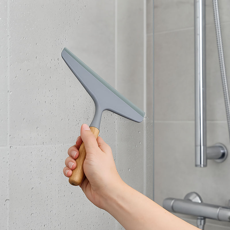 Ściągaczka do szyb z bambusową rączką