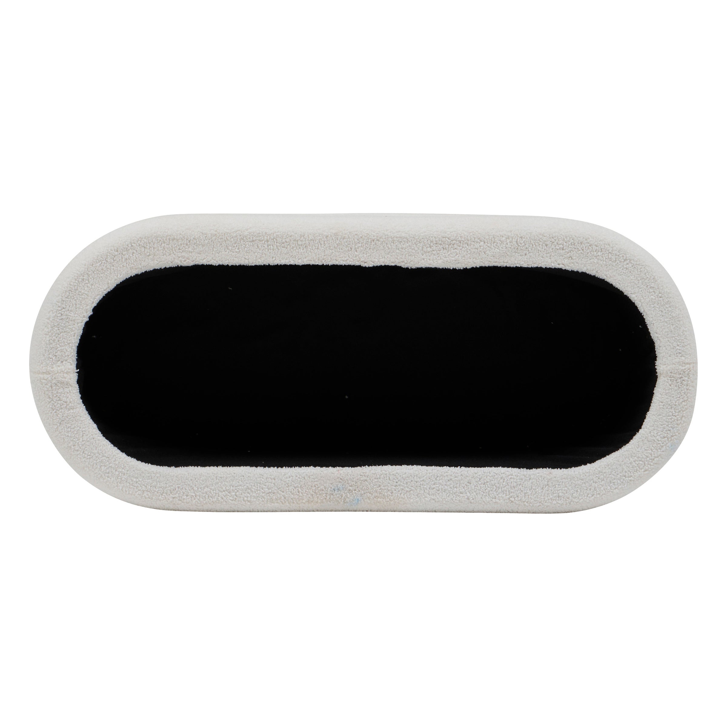 Siedzisko do przedpokoju GIULIA boucle, ze schowkiem, 110 x 46 x 40,5 cm 