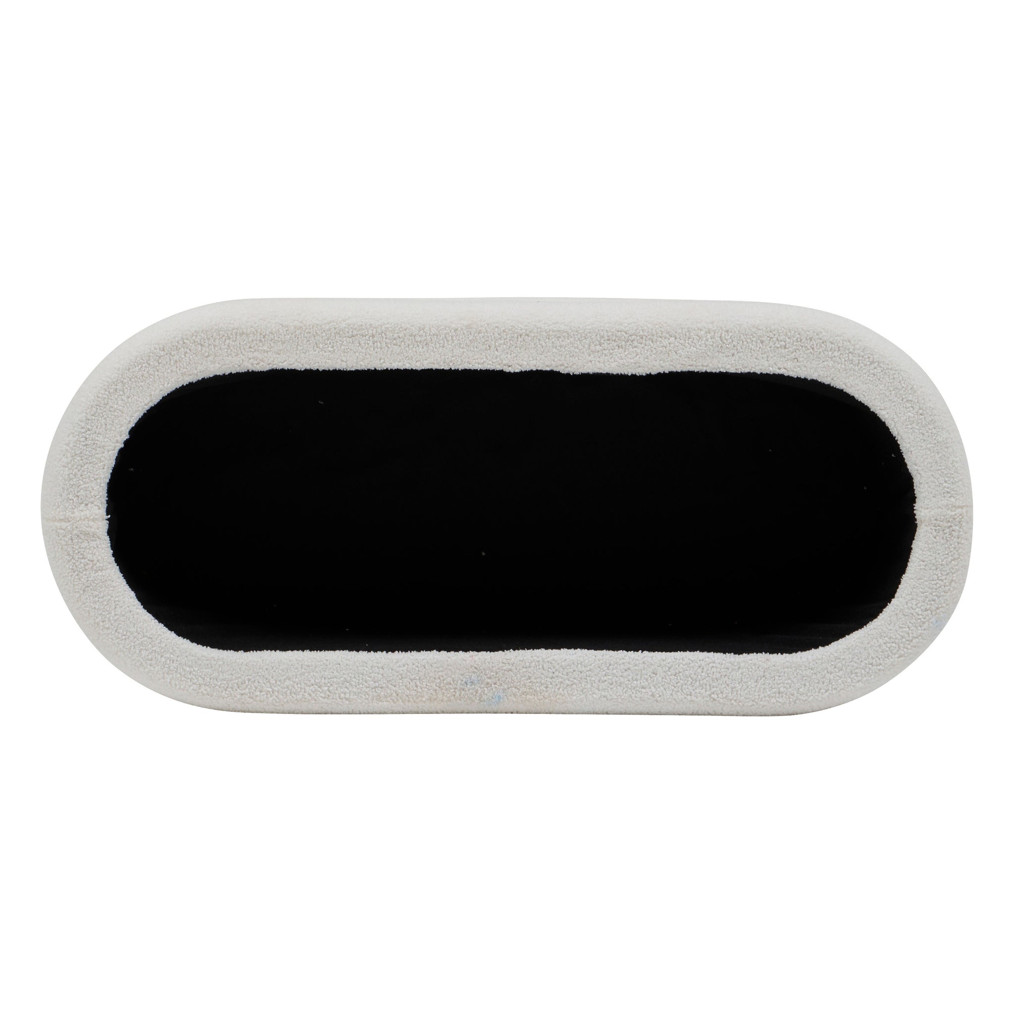 Siedzisko do przedpokoju GIULIA boucle, ze schowkiem, 110 x 46 x 40,5 cm 