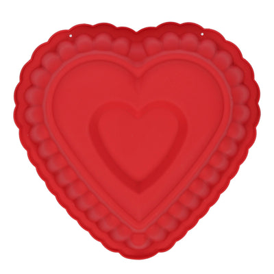Silikonowa forma do pieczenia w kształcie serca, 25 x 16 x 7 cm