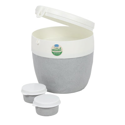 Śniadaniówka, pojemnik na sałatkę i sos BENTOBOX L, 3 elementy, KOZIOL