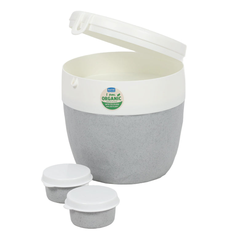 Śniadaniówka, pojemnik na sałatkę i sos BENTOBOX L, 3 elementy, KOZIOL