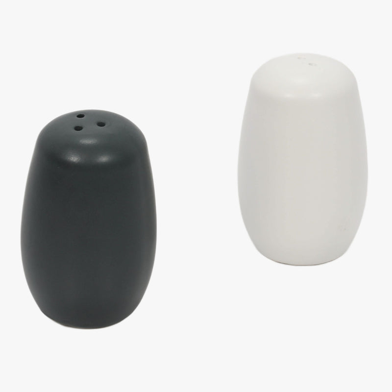 Solniczka i pieprzniczka ceramiczne BLACK&WHITE