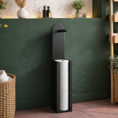 Stojak na papier toaletowy z uchwytem URVA, 66 cm