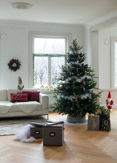 Świąteczna poduszka dekoracyjna, welur, 30 x 50 cm