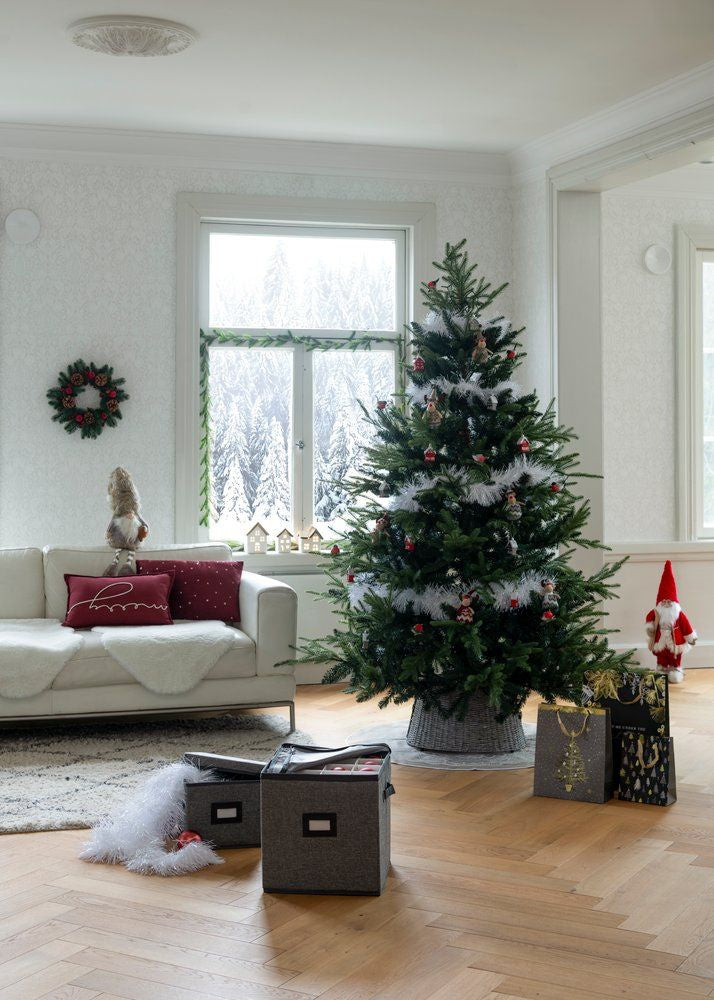 Świąteczna poduszka dekoracyjna, welur, 30 x 50 cm