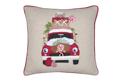 Świąteczna poduszka z nadrukiem, 45 × 45 cm