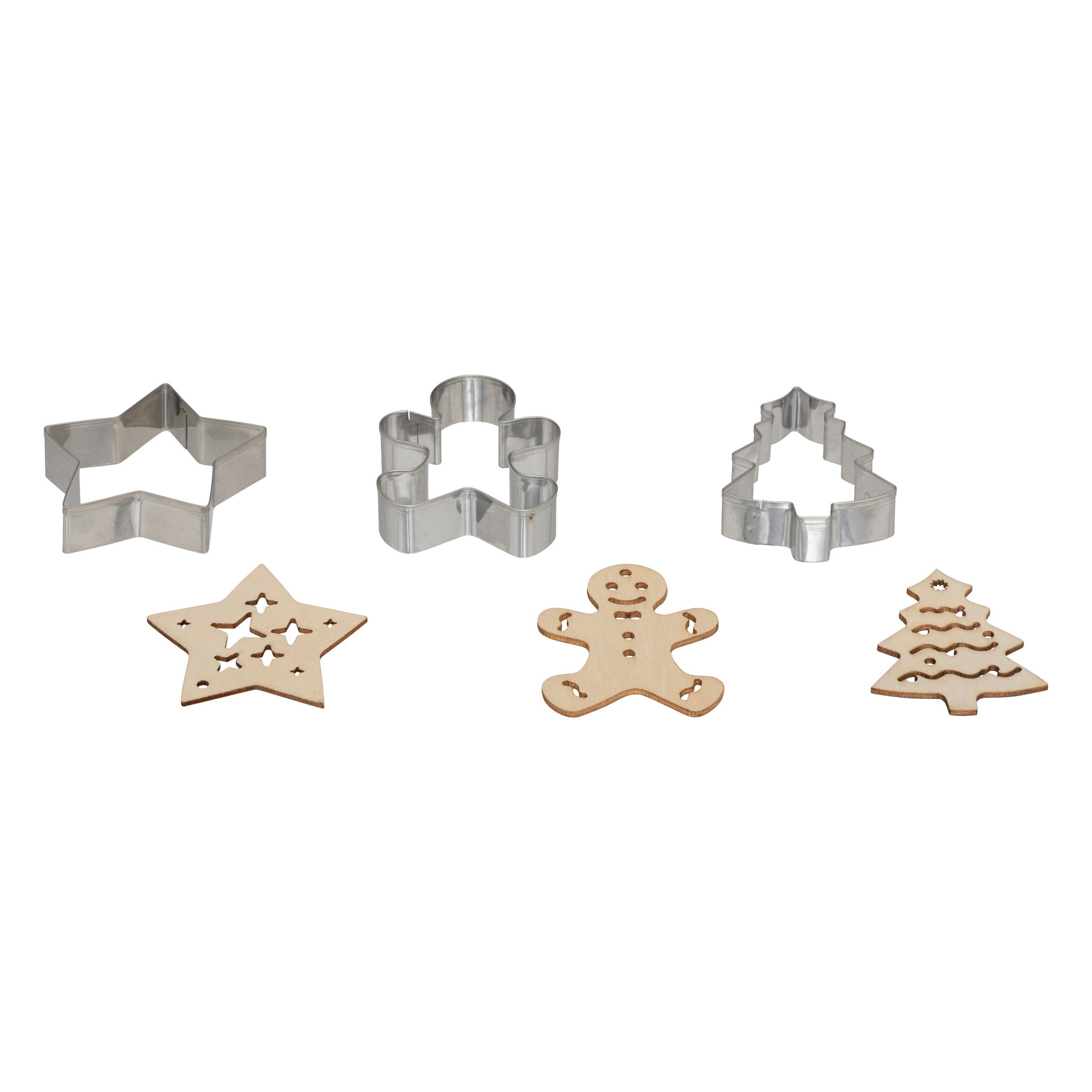 Świąteczne foremki do pierników, 3 sztuki