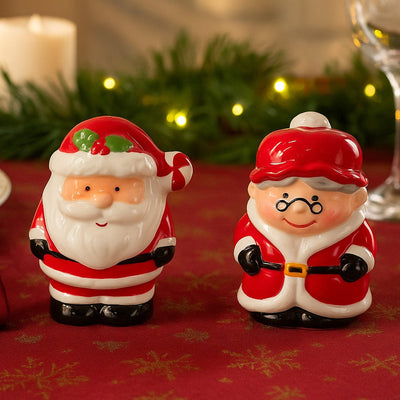 Świąteczny zestaw do przypraw, Mikołaj i żona Mikołaja